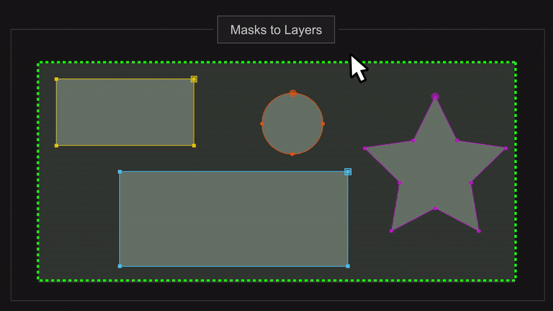 Masks to Layers